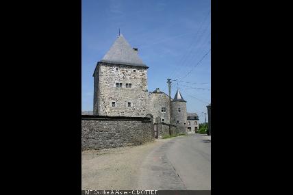Schlossbauernhof und mittelalterlicher Turm