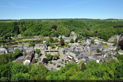 Durbuy in the Ourthe Valley, officially the smallest city on earth !