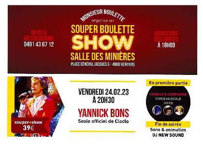 Musical show : Yannick Bons, sosie officiel de Claude François