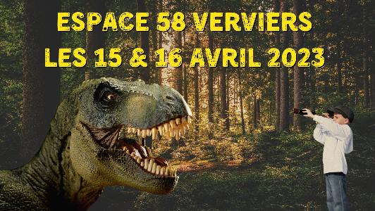 Dinosaurus tentoonstelling in Espace 58