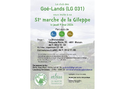 La Marche de la Gileppe by Goé-Lands (51st Editions)