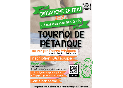 Festive day - Petanque tournament