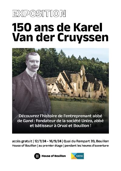 Exposition '150 ans de Karel Van der Cruyssen'