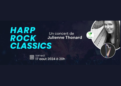 Concert : Harp Rock Classic par Julienne Thonard