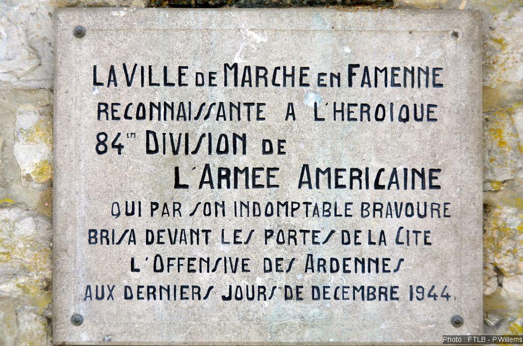 La ville de Marche-en-Famenne pendant la Bataille des Ardennes