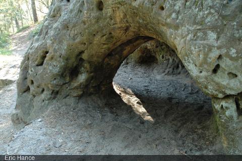 Fairies' Cave (Trou des fées) in Croix-Rouge