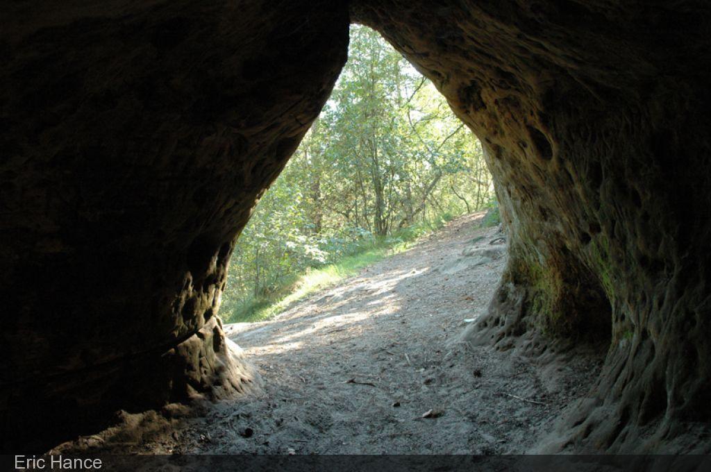 Fairies' Cave (Trou des fées) in Croix-Rouge