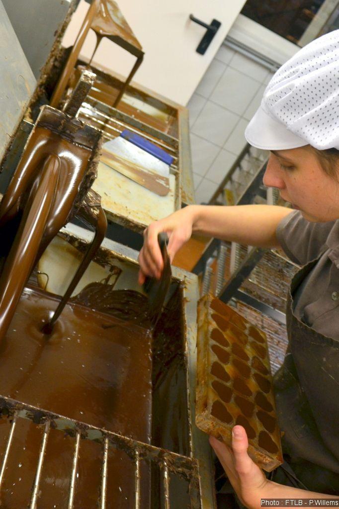 Visite de l'Atelier de l'Artisan-Chocolatier P. Defroidmont