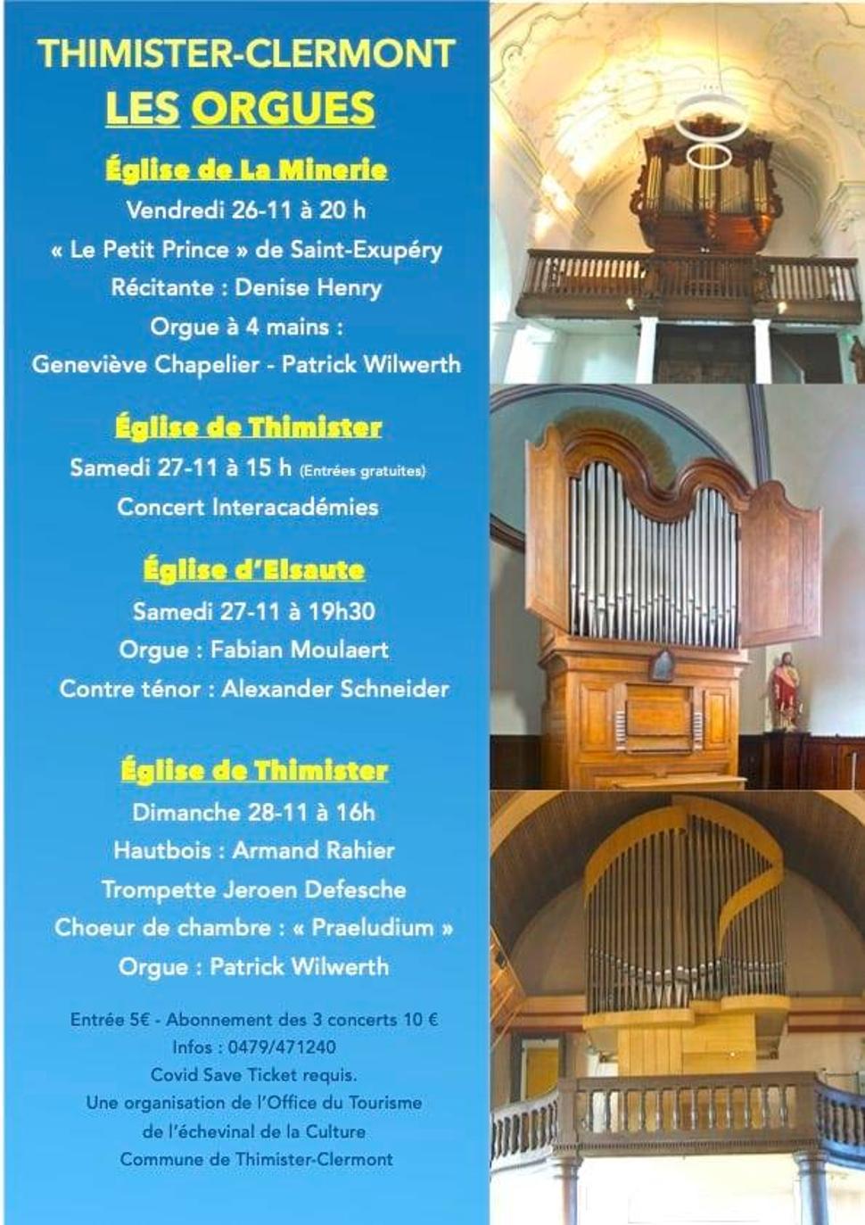 Concert d'orgues à orgues ©Commune de Thimister-Clermont