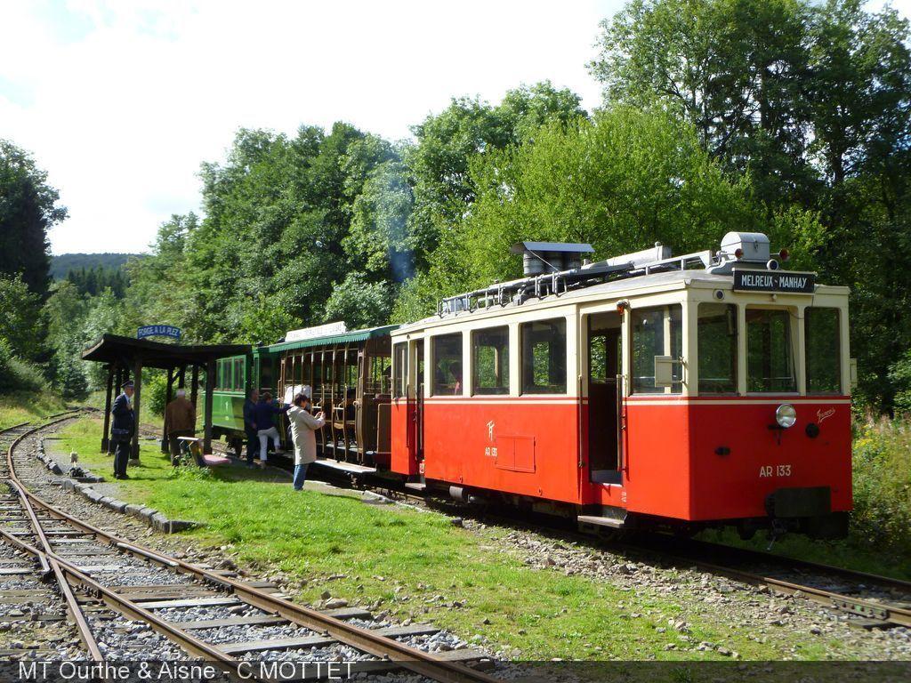 The oldt tourist tram of Erezée