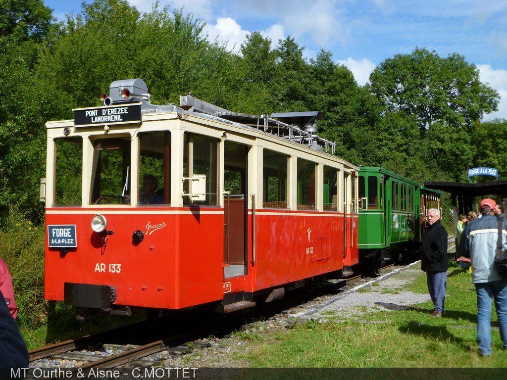 The oldt tourist tram of Erezée