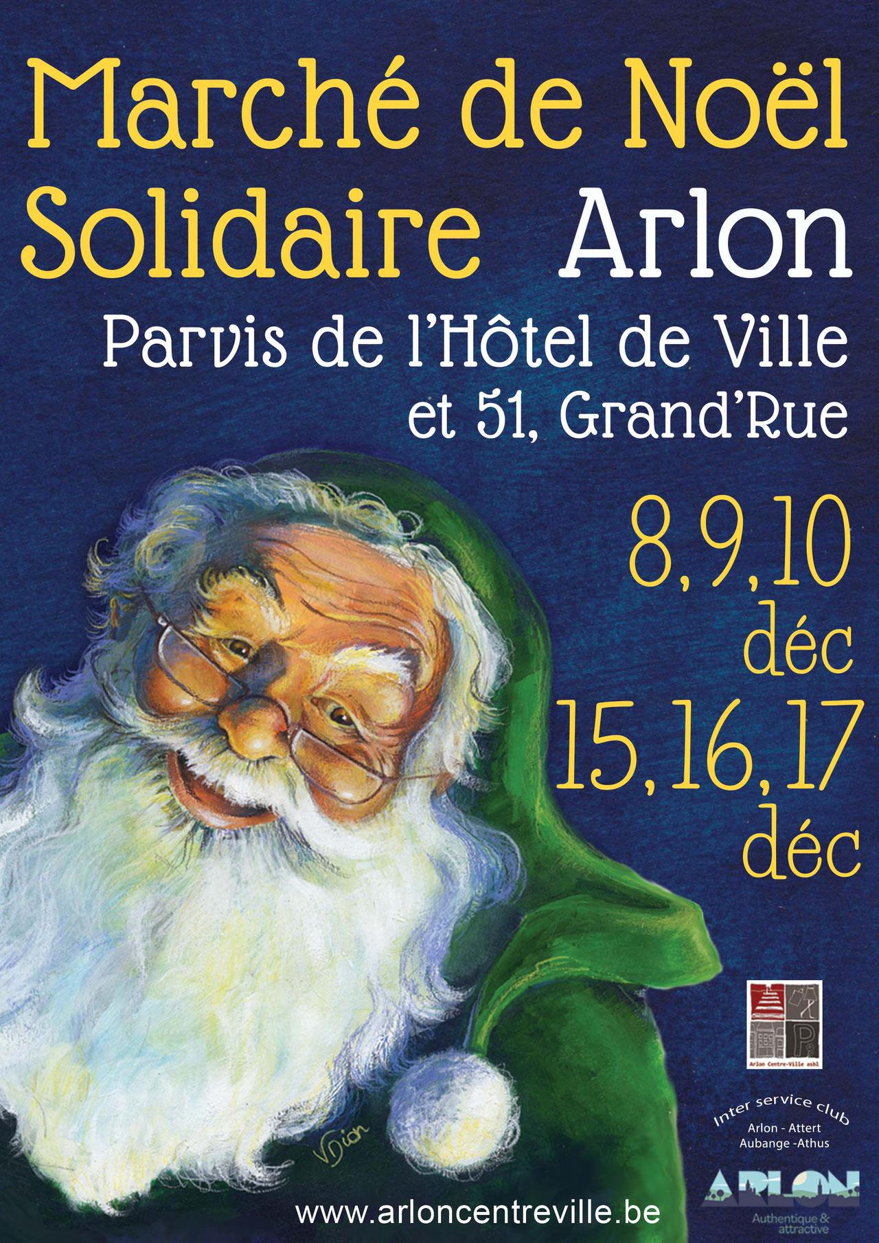 12. Marché de Noël solidaire - Arlon Centre Ville asbl