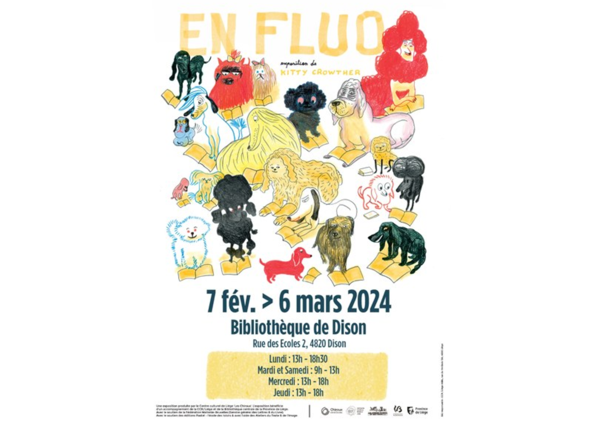 Exposition : En fluo de Kitty Crowther