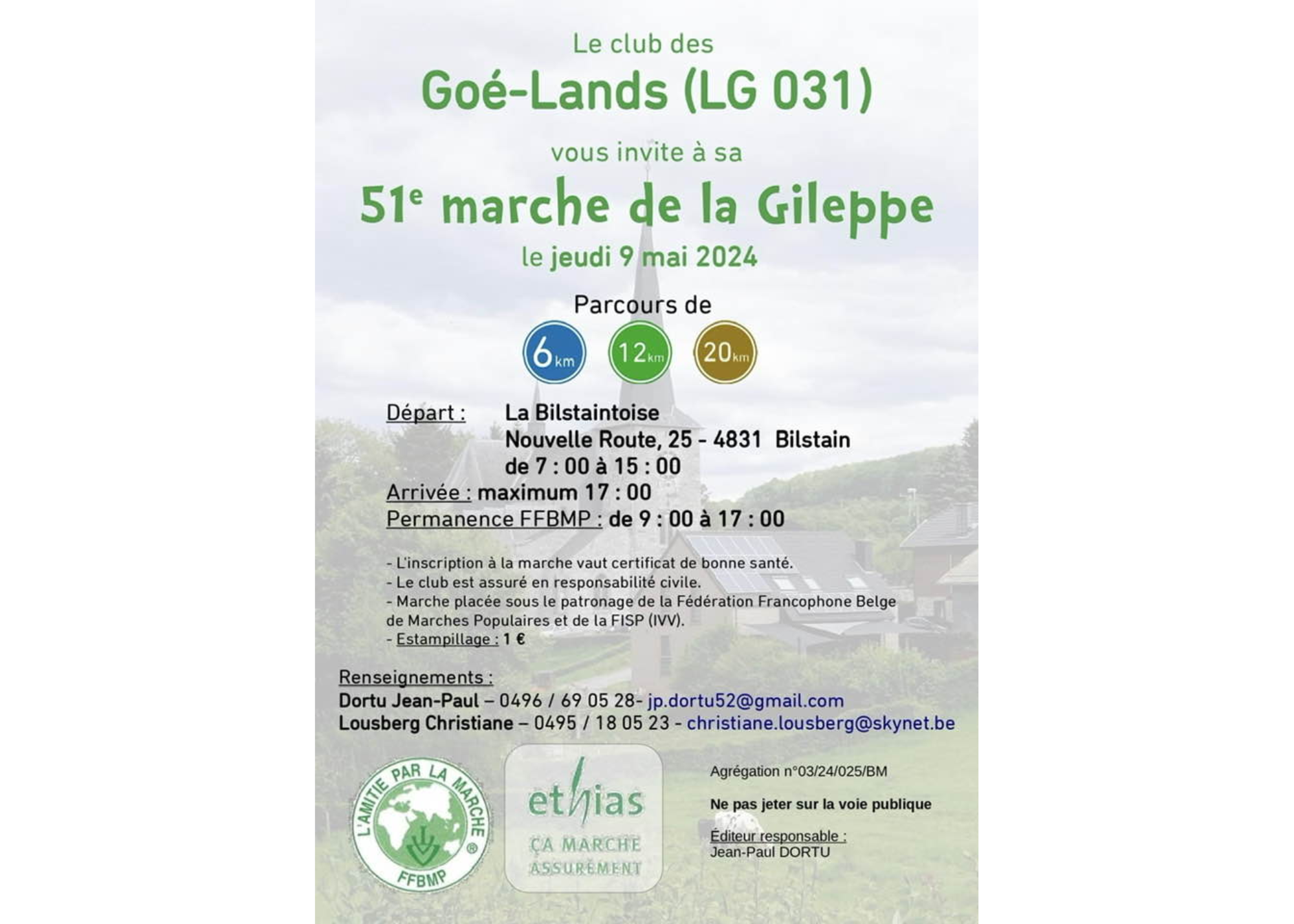 La Marche de la Gileppe par Goé-Lands (51e Editions)