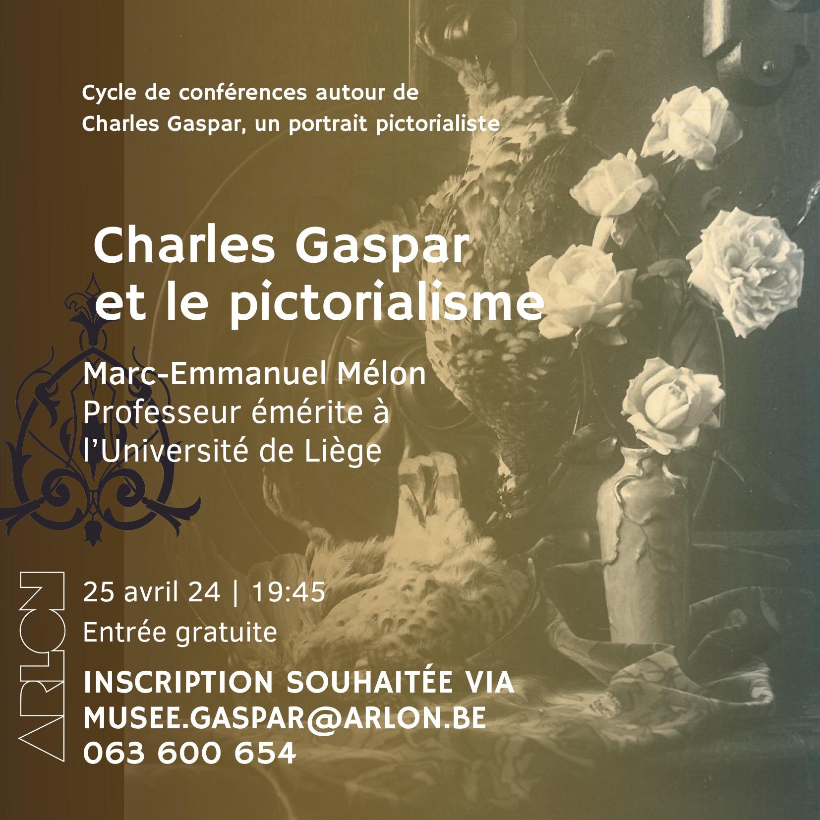 Conférence : « Charles Gaspar et le pictorialisme »