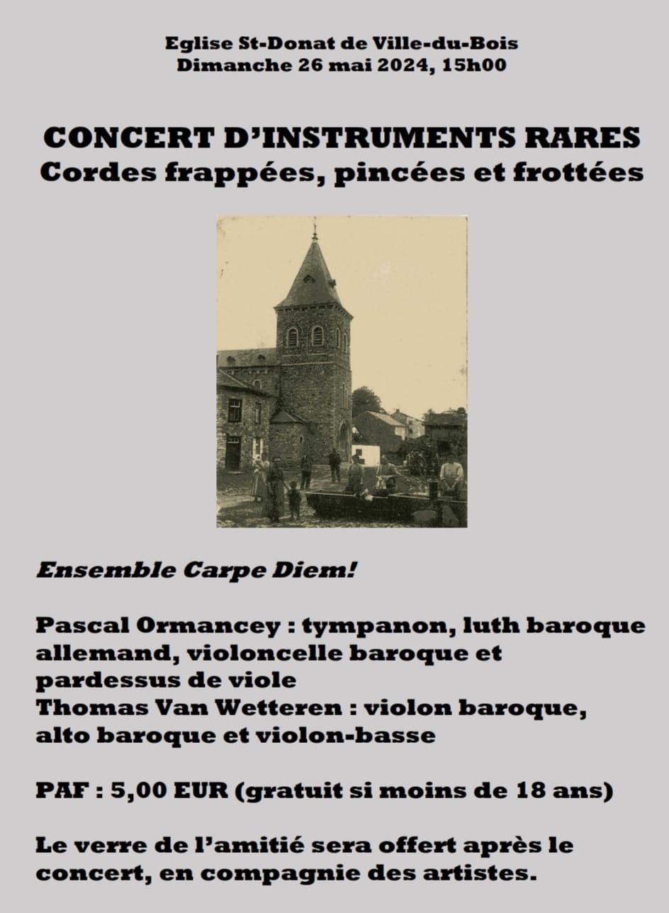 Concert d'instruments rares