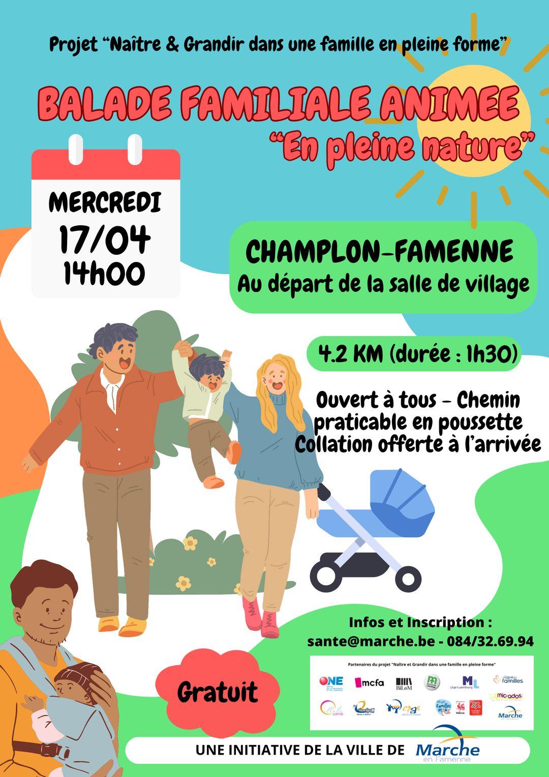 Balade familiale animée à Champlon