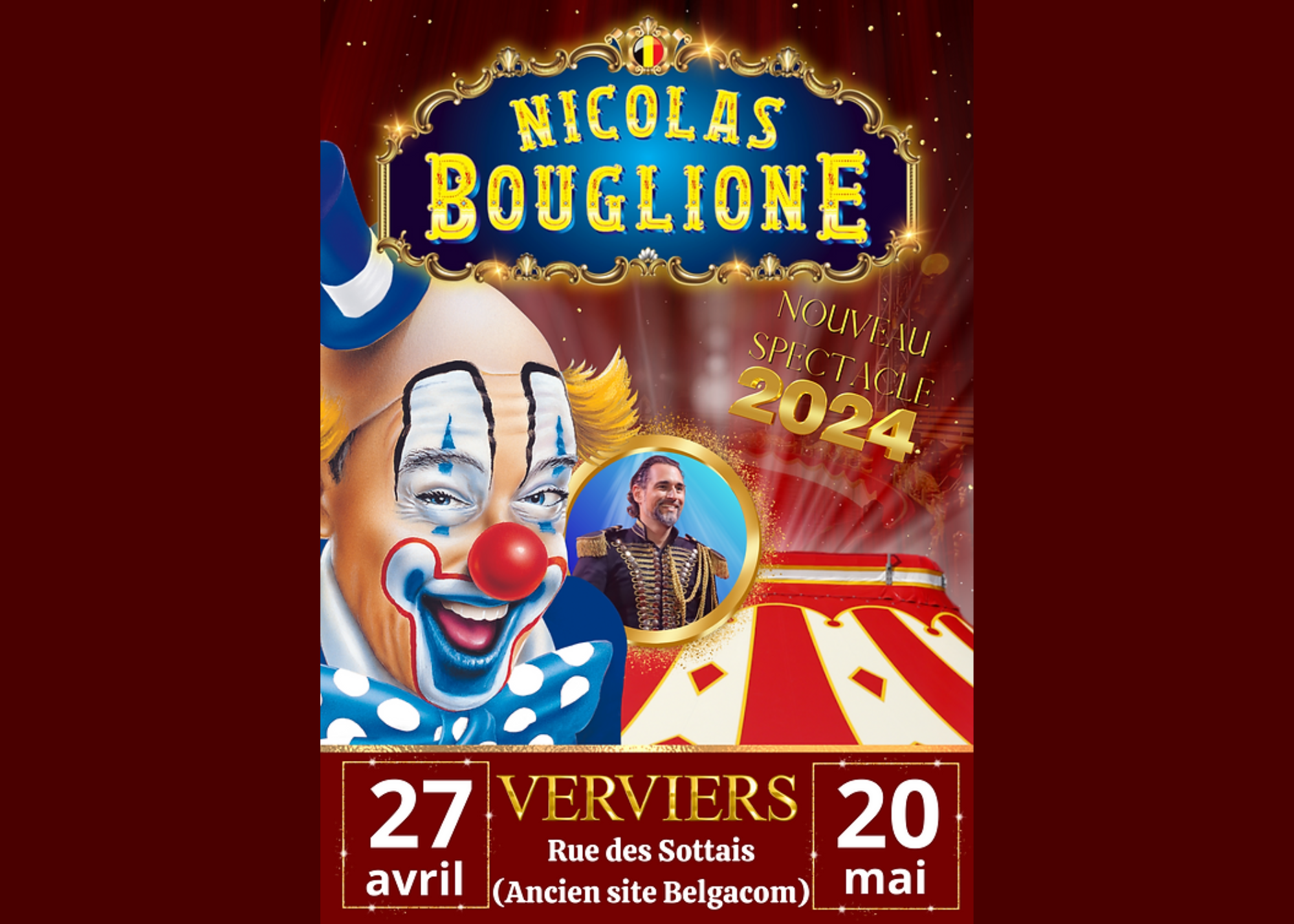 CIRQUE : Nicolas Bouglione à Verviers