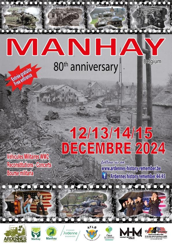 Manhay Ardenne History Remember 44 - 80th anniversary