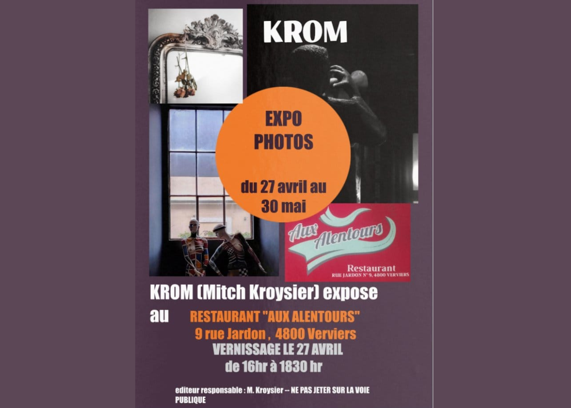 Exposition : photographie de KroM