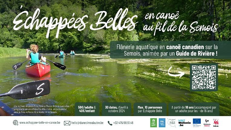 Échappées belles en canoe-le parc national de la vallée de la semois