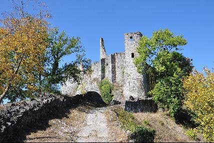 The Medieval castle of Montaigle