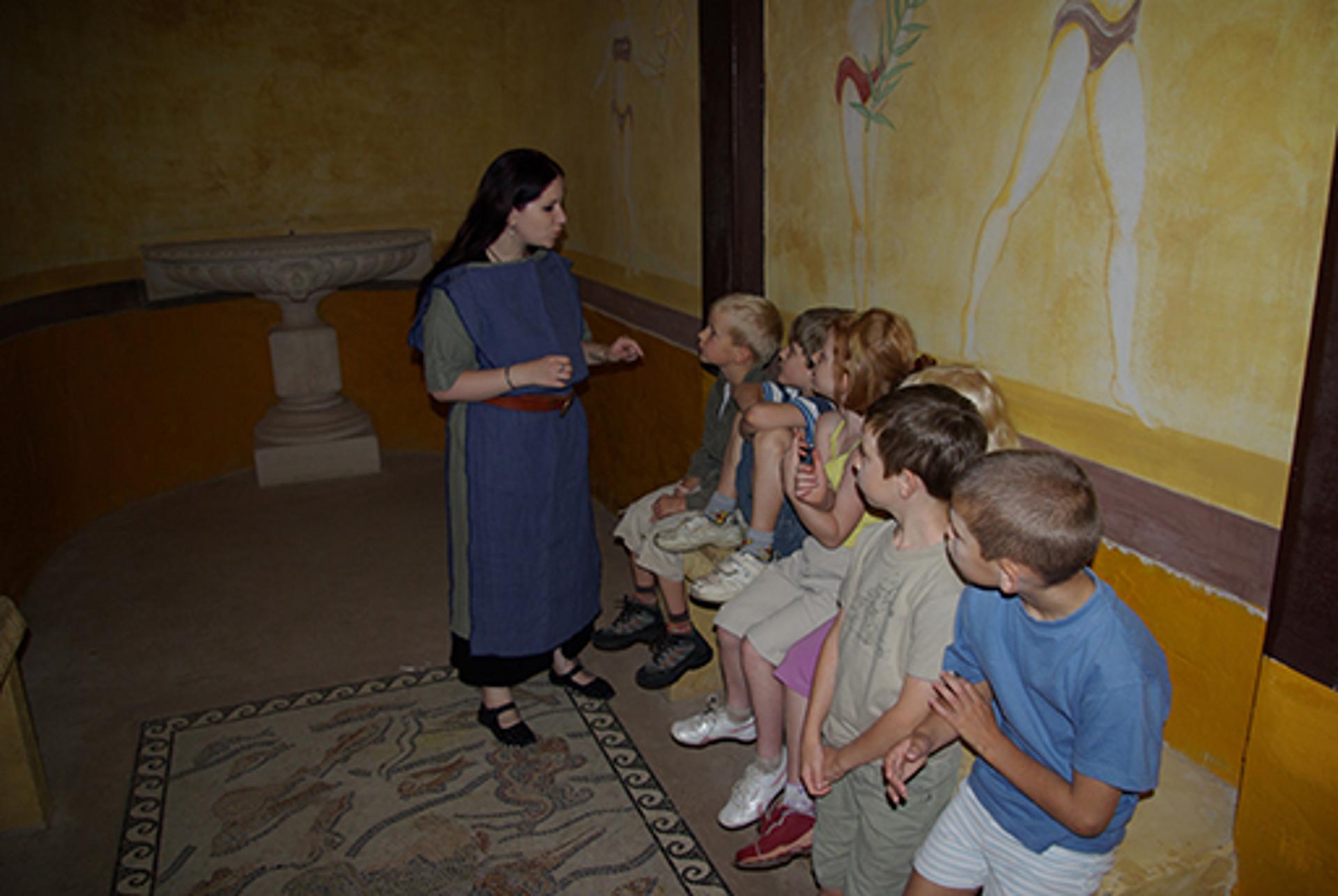 Journée maternelle-découverte de la partie gallo-romaine de l'Archéosite