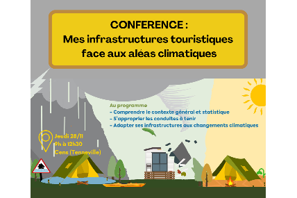 Conférence : Mes infrastructures touristiques face aux aléas climatiques