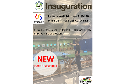 Inauguration : tir à air