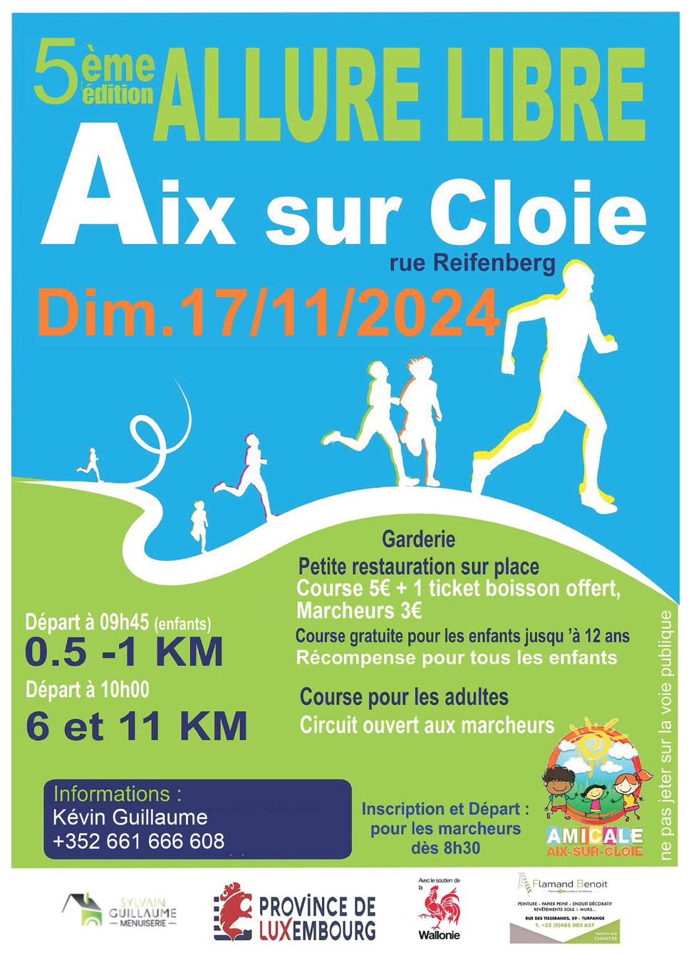 Allure libre Aix-sur-Cloie