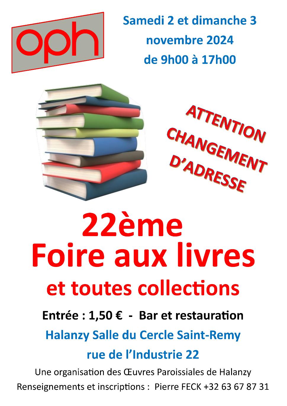 FLYER FOIRE AUX LIVRES 2024