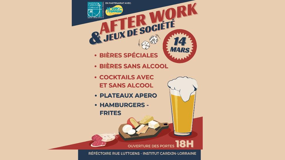 03. Soirée afterwork & jeux de société - Institut Cardijn-Lorraine + Ludostopper